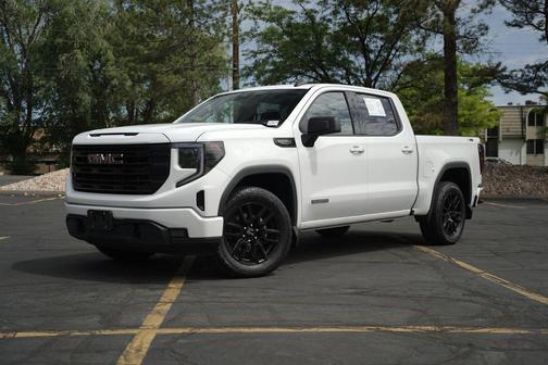 Summit White 2024 GMC Sierra 1500 Elevation
