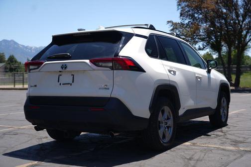 White 2022 Toyota RAV4 Hybrid LE