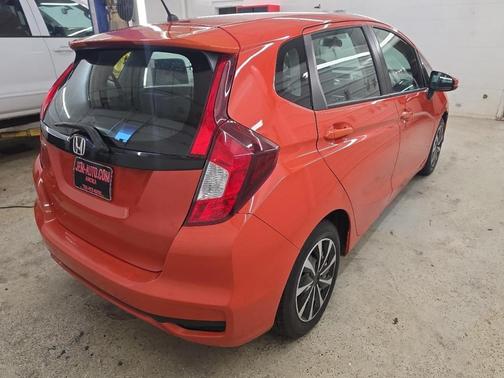 Orange 2019 Honda Fit LX
