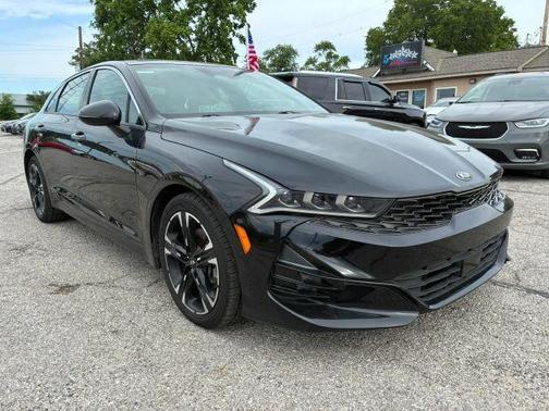 Black 2021 Kia K5 GT-Line