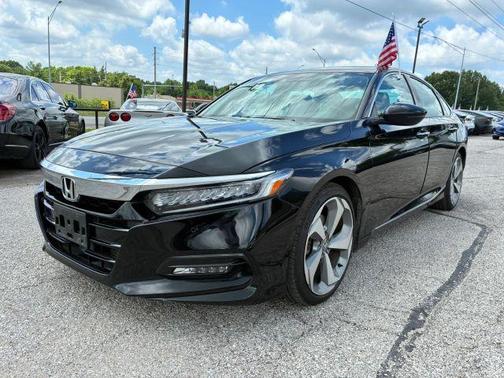 Black 2018 Honda Accord Touring 2.0T