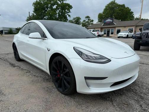 White 2019 Tesla Model 3 Performance