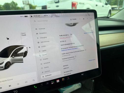 White 2019 Tesla Model 3 Performance