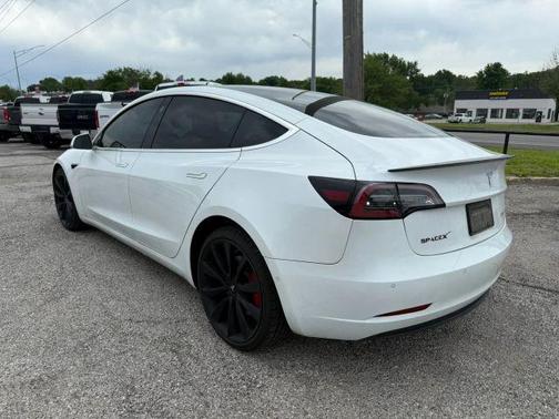 White 2019 Tesla Model 3 Performance
