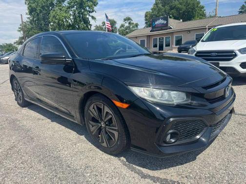 Black 2018 Honda Civic EX
