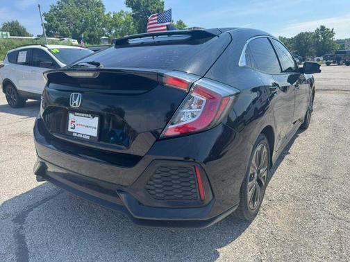 Black 2018 Honda Civic EX