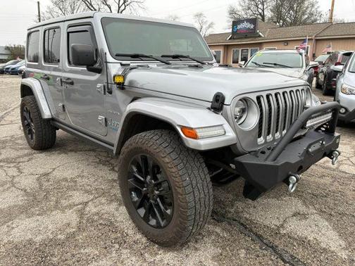 Silver 2021 Jeep Wrangler Unlimited 4xe Sahara