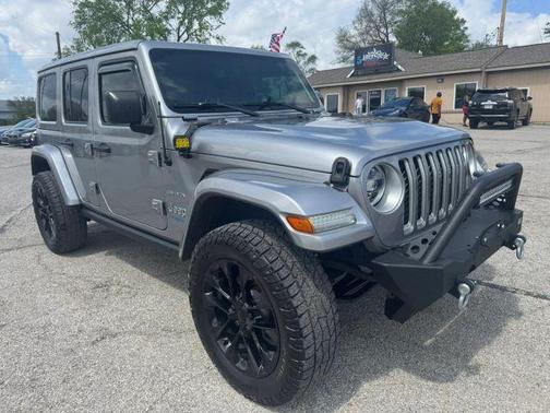 Silver 2021 Jeep Wrangler Unlimited 4xe Sahara