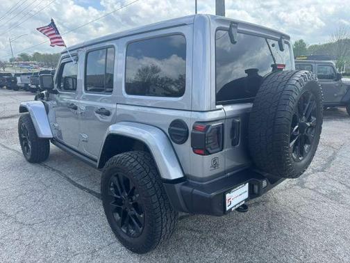 Silver 2021 Jeep Wrangler Unlimited 4xe Sahara
