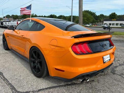 Orange 2018 Ford Mustang GT