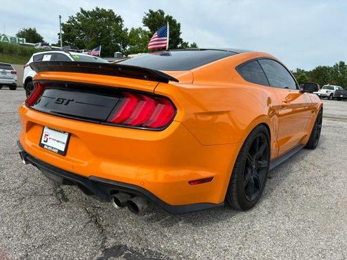Orange 2018 Ford Mustang GT