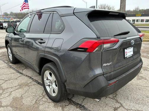 Gray 2021 Toyota RAV4 Hybrid LE