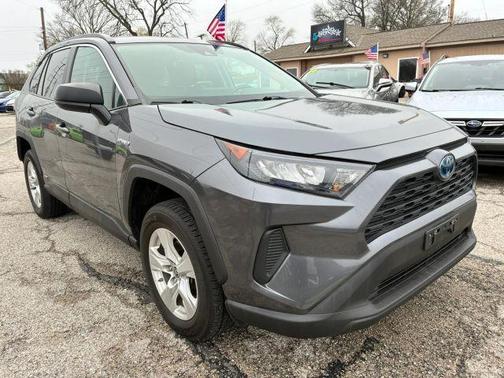 Gray 2021 Toyota RAV4 Hybrid LE