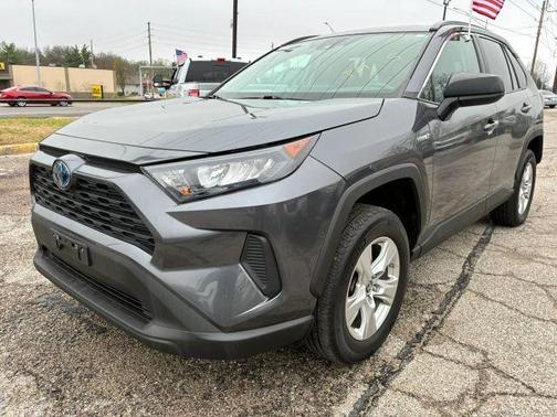 Gray 2021 Toyota RAV4 Hybrid LE