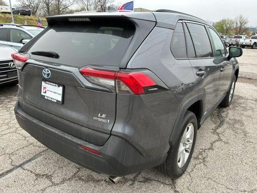 Gray 2021 Toyota RAV4 Hybrid LE