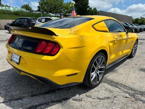 Yellow 2016 Ford Mustang GT Premium