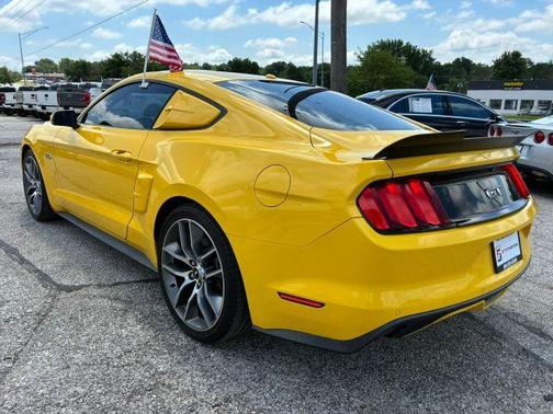 Yellow 2016 Ford Mustang GT Premium