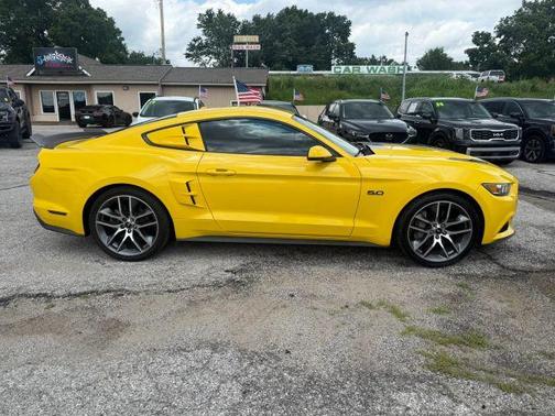 Yellow 2016 Ford Mustang GT Premium