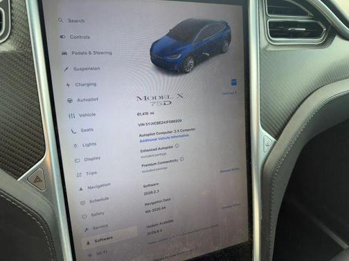 Blue 2018 Tesla Model X 75D