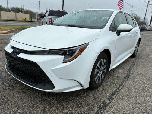 White 2022 Toyota Corolla Hybrid LE