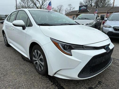 White 2022 Toyota Corolla Hybrid LE