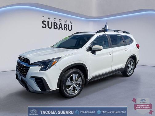 Crystal White Pearl 2025 Subaru Ascent Premium 8-Passenger