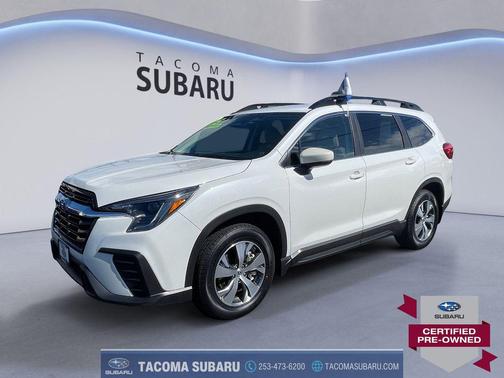 Crystal White Pearl 2025 Subaru Ascent Premium 8-Passenger