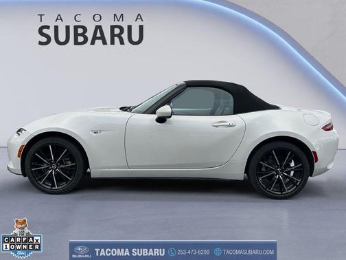 Snowflake White Pearl Mica 2024 Mazda MX-5 Miata Grand Touring
