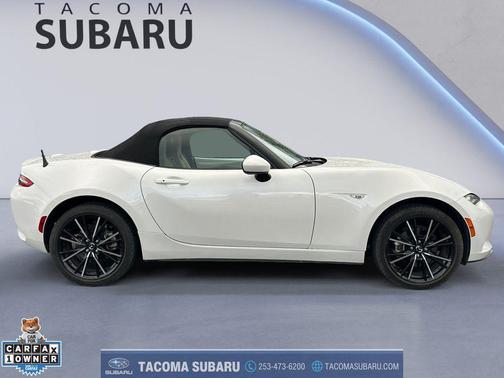 Snowflake White Pearl Mica 2024 Mazda MX-5 Miata Grand Touring