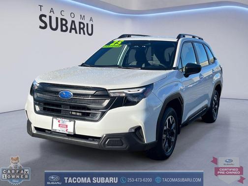 Crystal White Pearl 2025 Subaru Forester Base