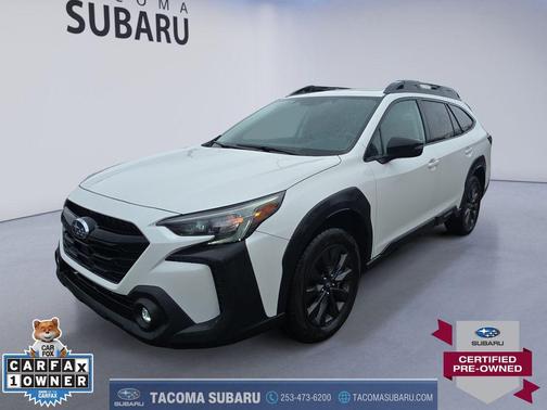 Crystal White Pearl 2025 Subaru Outback Onyx Edition