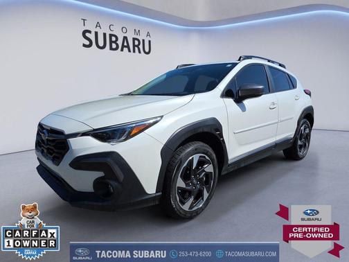 Crystal White Pearl 2024 Subaru Crosstrek Limited