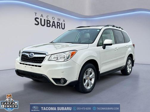 Crystal White Pearl 2016 Subaru Forester 2.5i Premium