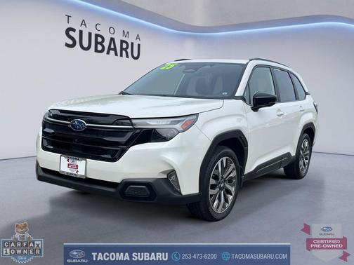 Crystal White Pearl 2025 Subaru Forester Touring