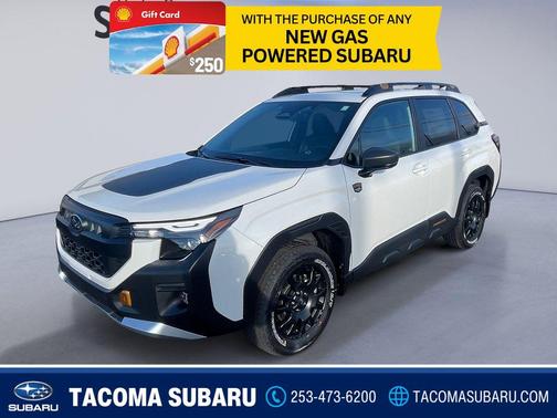 Crystal White Pearl 2026 Subaru Forester Wilderness