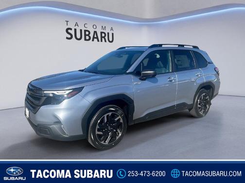 Ice Silver Metallic 2026 Subaru Forester Hybrid Premium