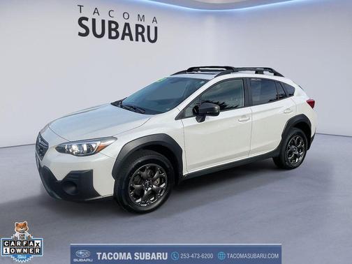 Crystal White Pearl 2023 Subaru Crosstrek Sport