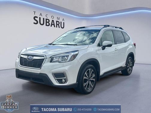 Crystal White Pearl 2020 Subaru Forester Limited