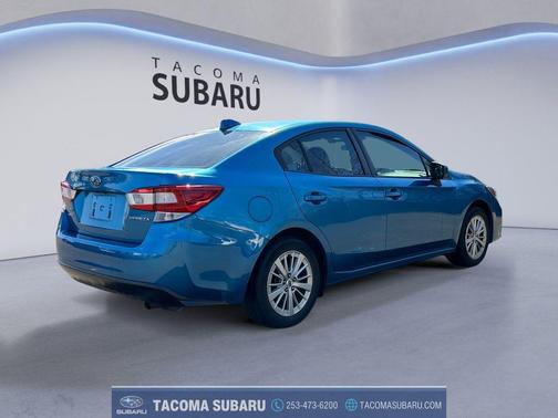 Island Blue Pearl 2018 Subaru Impreza 2.0i Premium