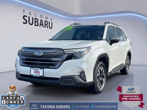 Crystal White Pearl 2025 Subaru Forester Premium