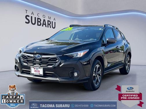 Crystal Black Silica 2024 Subaru Crosstrek Premium
