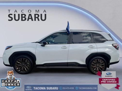 Crystal White Pearl 2025 Subaru Forester Sport