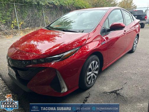 Red 2022 Toyota Prius Prime LE