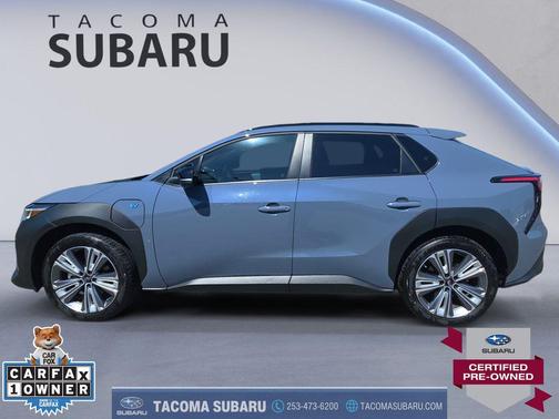 Harbor Mist Gray Pearl 2023 Subaru Solterra Limited