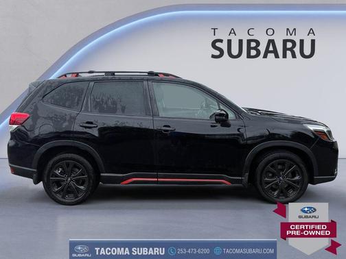 Crystal Black Silica 2021 Subaru Forester Sport