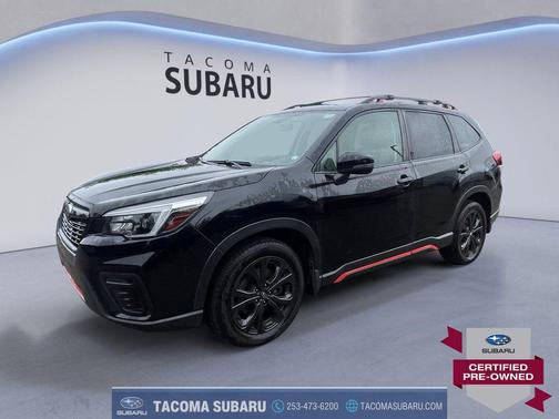 Crystal Black Silica 2021 Subaru Forester Sport