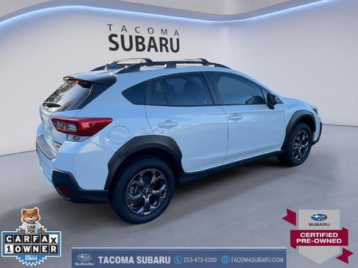Crystal White Pearl 2021 Subaru Crosstrek Sport