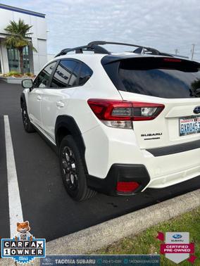 Crystal White Pearl 2021 Subaru Crosstrek Sport
