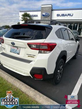 Crystal White Pearl 2021 Subaru Crosstrek Sport