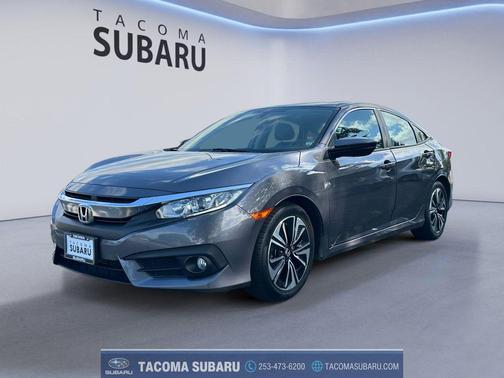 Modern Steel Metallic 2016 Honda Civic EX-T